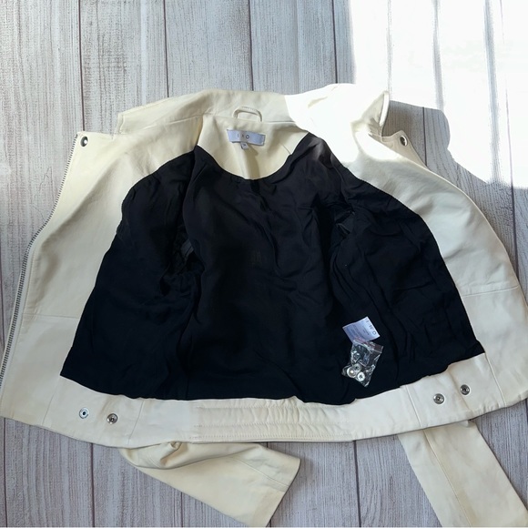 SALE🥧 IRO White Lamb Leather Jacket - Picture 10 of 16